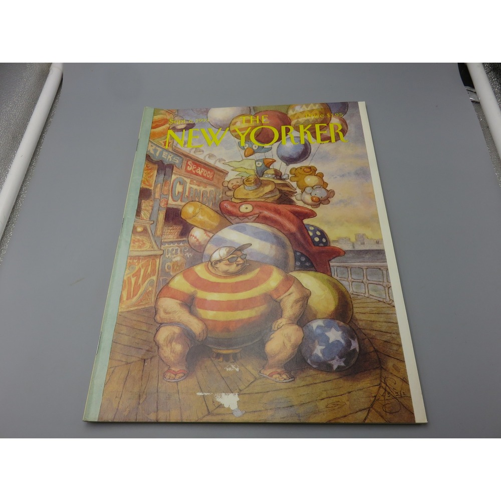 The New Yorker Magazine September 6 1993 Edward Sorel Labor Day Cover Vintage